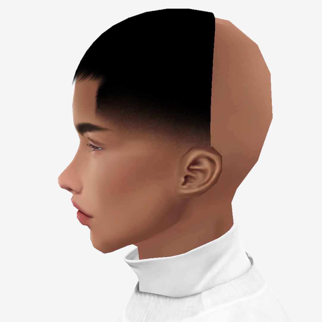 Baby Hair Mesh Male FRONT