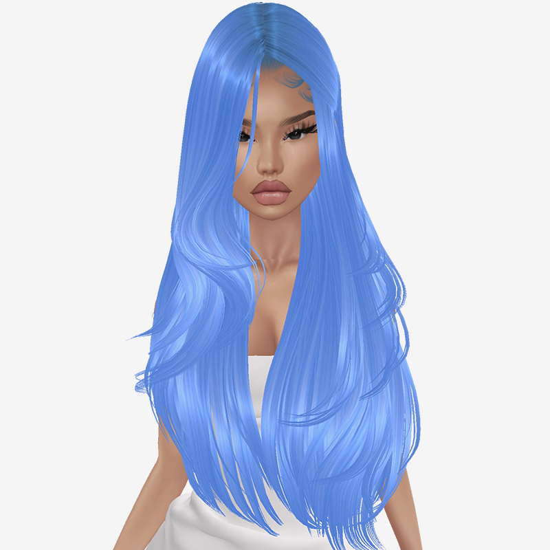 Plastic Blue Hair Texture