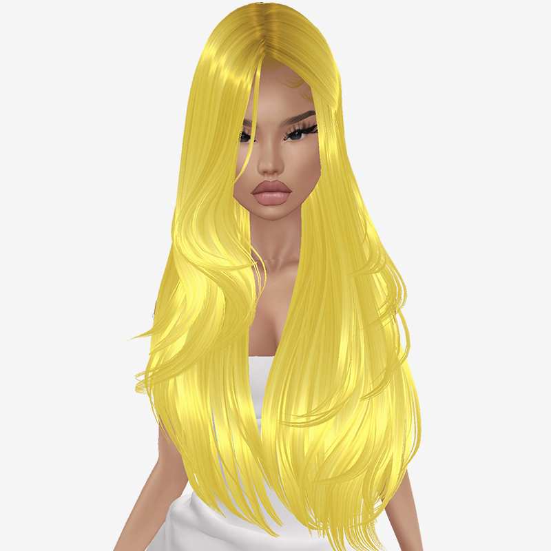 Plastic Yellow Hair Texture